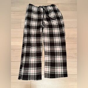 Highland originals Plaid Black White sleep Pants XL